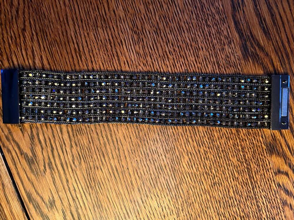 Kenneth Cole New York Multi-Row Crystal Beaded Bracelet
